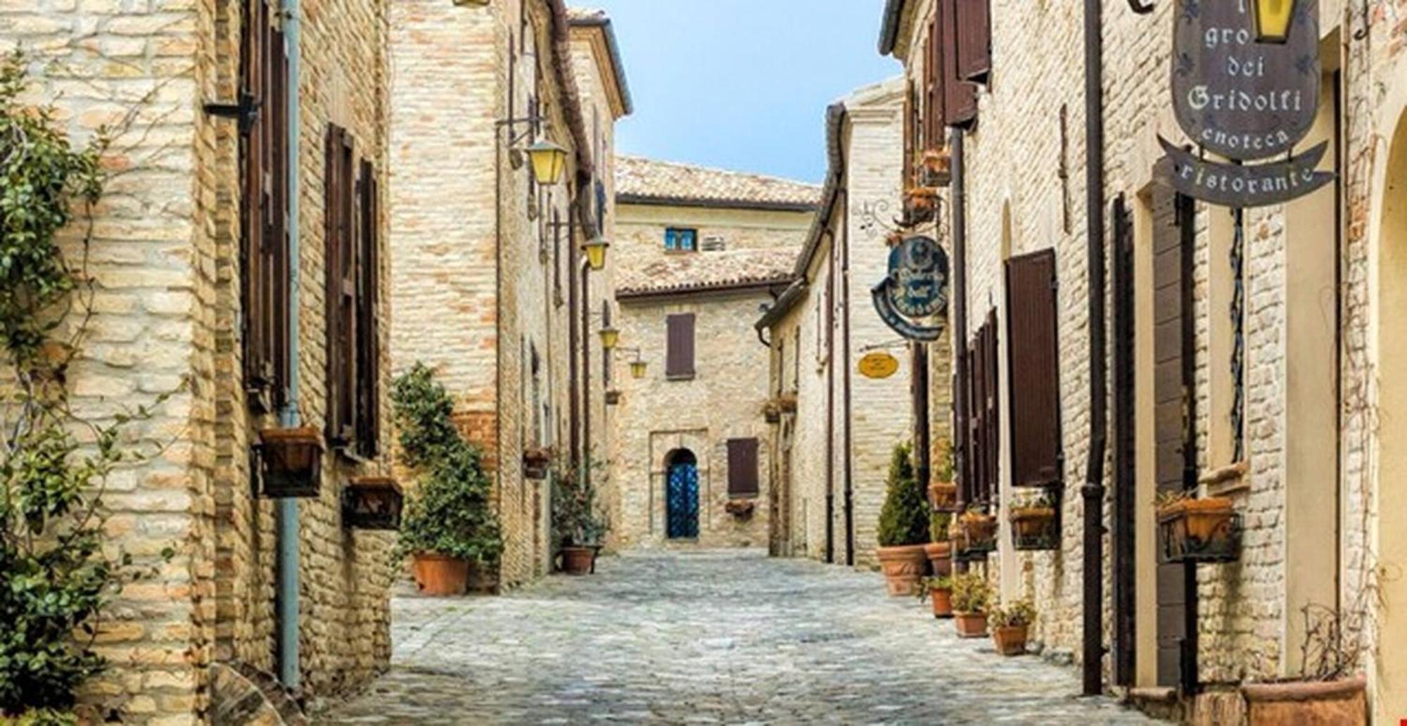 Cerreto CastelloBorgo Calbianco - Private House With Pool & Airco别墅 外观 照片