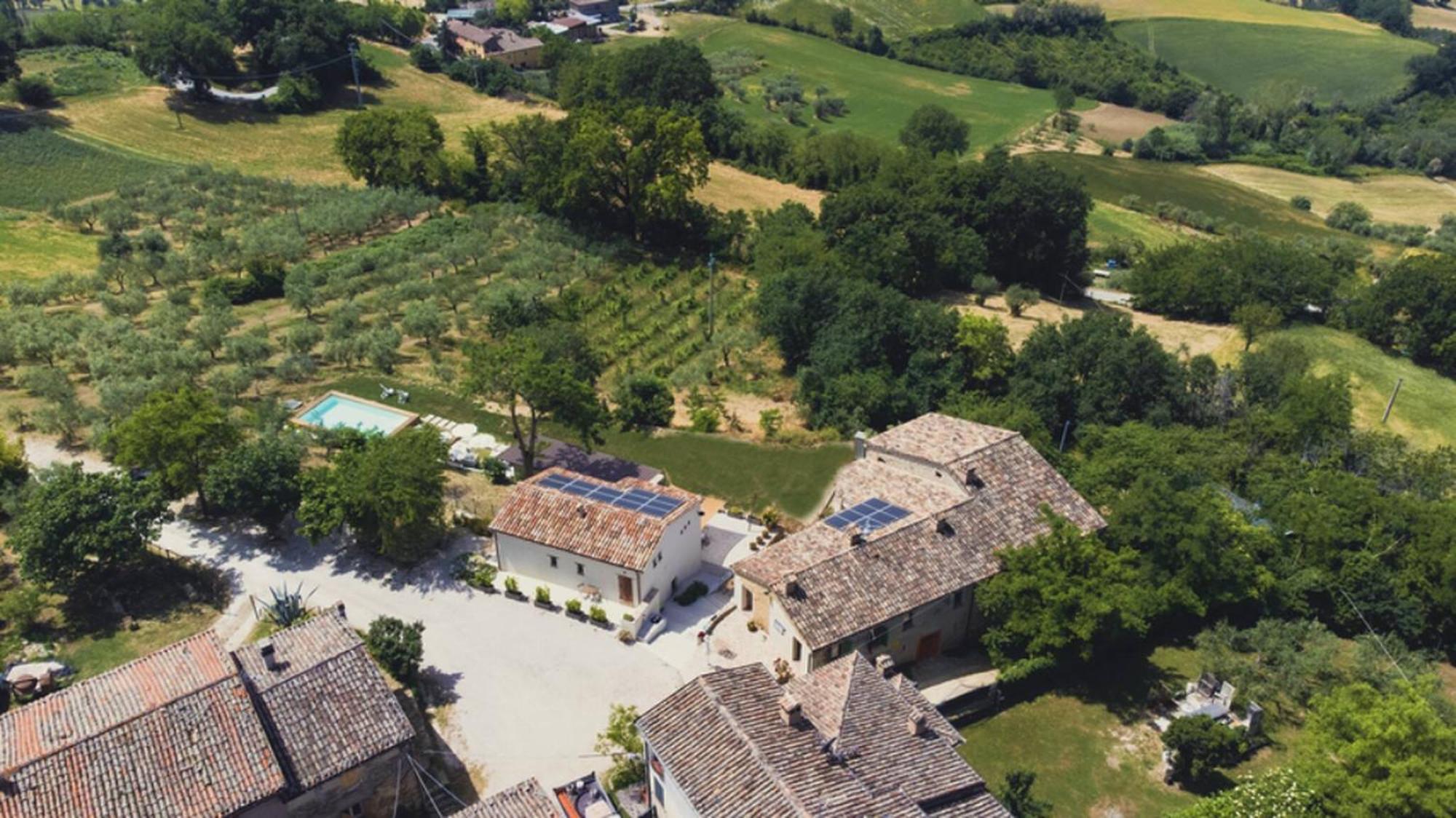 Cerreto CastelloBorgo Calbianco - Private House With Pool & Airco别墅 外观 照片