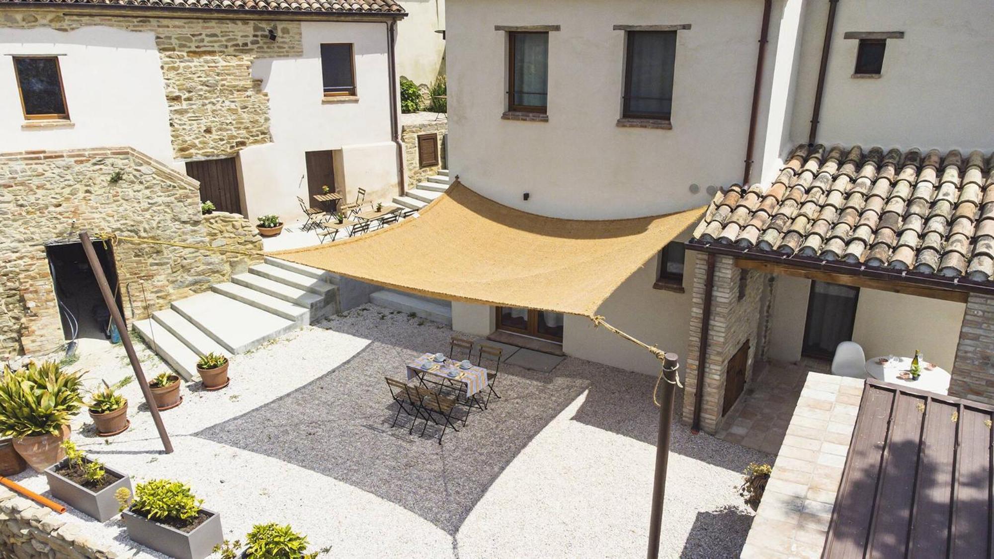 Cerreto CastelloBorgo Calbianco - Private House With Pool & Airco别墅 外观 照片